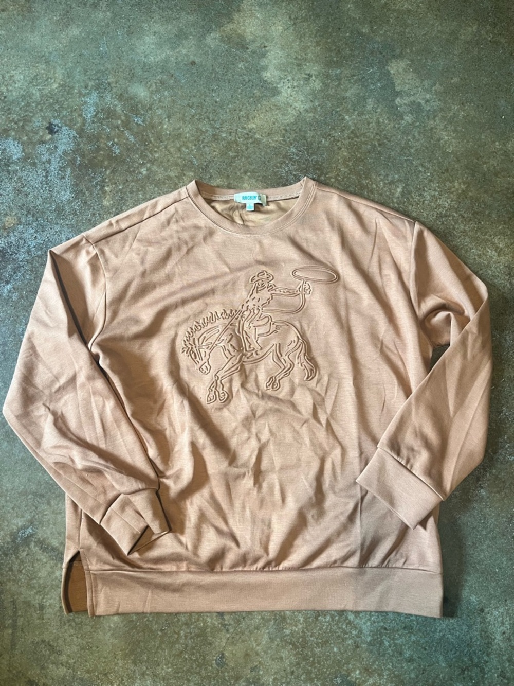Rockin C Bucking Horse Sweatshirt- Large